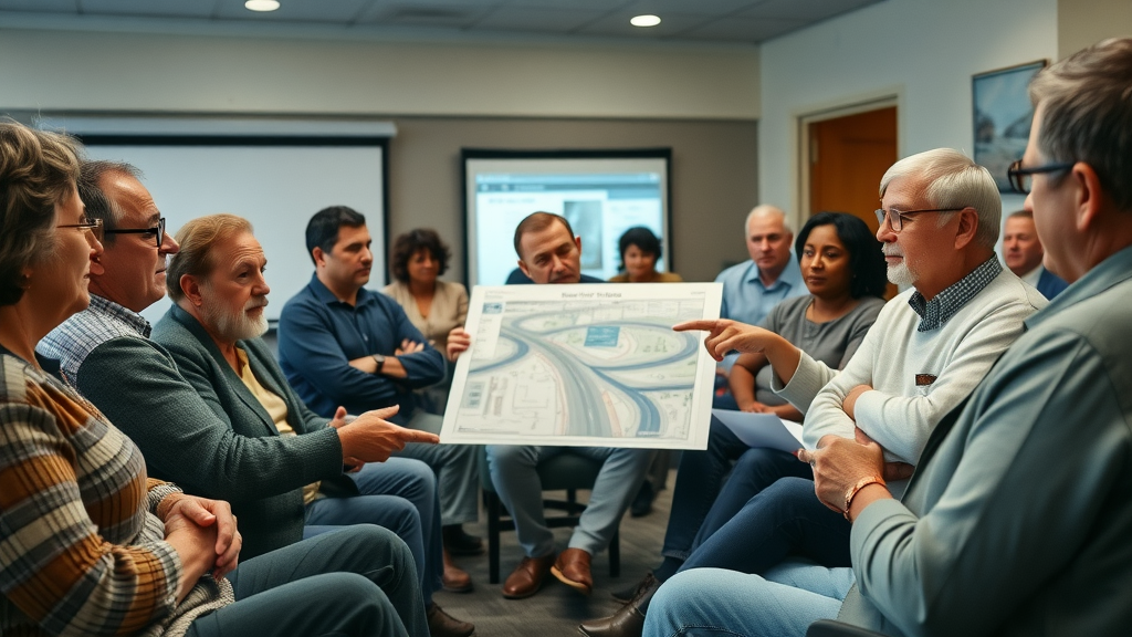 residents at public meeting highway construction san antonio - highway construction san antonio Img_Alt_Text